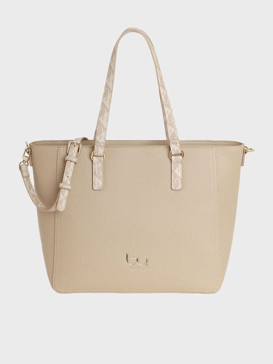Byblos Women's Shoulder Bag Ecru