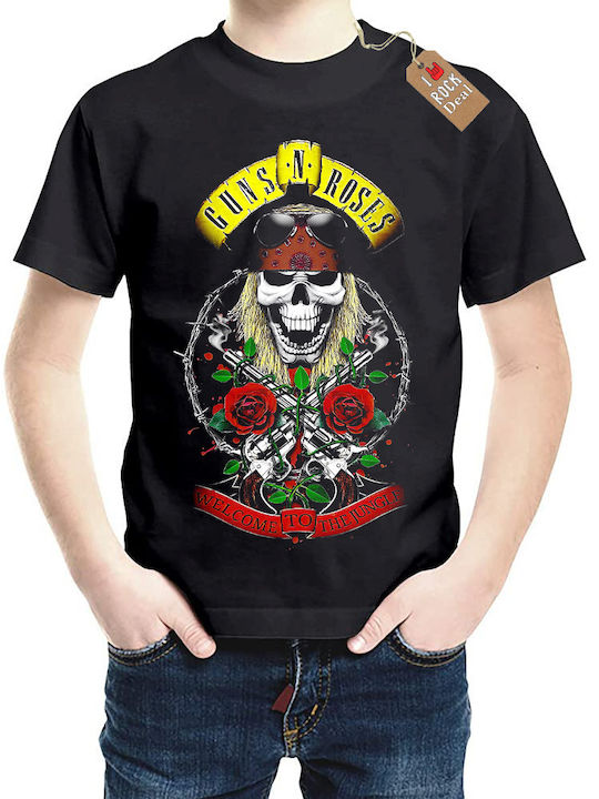 Kids Black T-shirt Guns N'roses