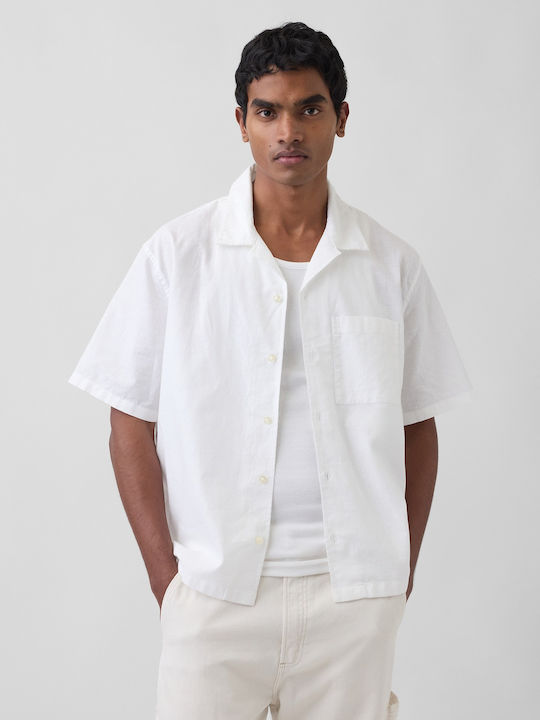 GAP Short Sleeve Shirt Optic White