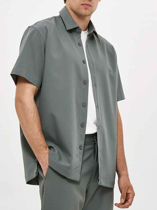 Brokers Jeans Κοντομάνικο Πουκάμισο Grey
