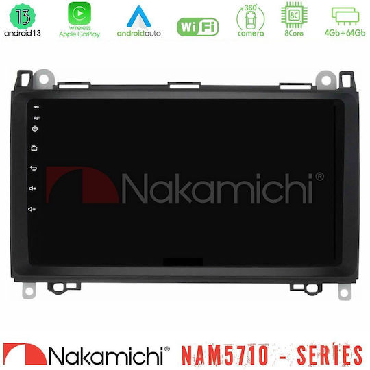 Nakamichi Car Audio System for Mercedes-Benz Vito Sprinter Viano 2003-2007 Bluetooth USB WiFi GPS Apple CarPlay Android Auto with 9 Inch Touch Screen