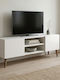 TV Stand Etna White L150xD30xH45cm