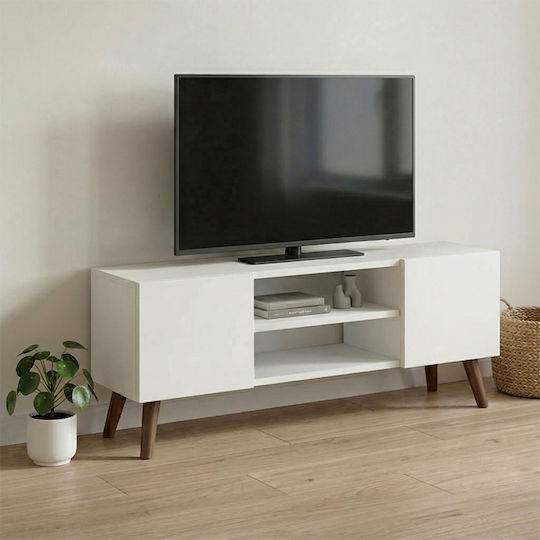 TV Stand Etna White L120xD30xH45cm TV Stand Etna White L120xD30xH45cm