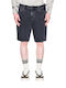 Men's Gray Denim Shorts