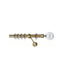 Import Hellas Extendable Metallic Curtain Pole No9 Single Ø25mm 140-250cm Oxide N9-3