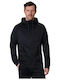 Functional Cardigan With Black Hood