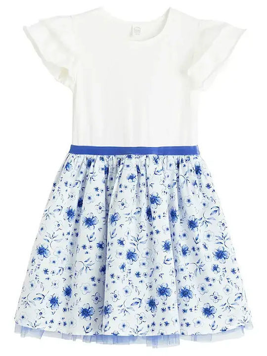 Girls Dress Short Sleeve Blue