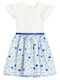 Girls Dress Short Sleeve Blue