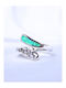 Women's Silver Ring with Stones