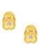 Cercei Copii Studs Cu Pietre Din Aur 9K