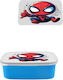 Παιδικό Τάπερ Φαγητού Μπλε Spiderman