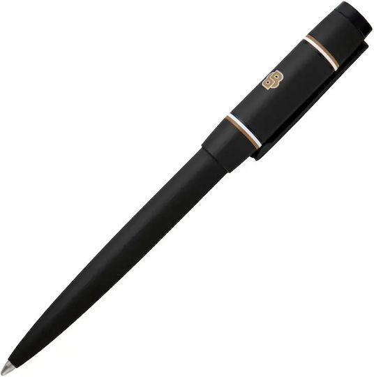 Hugo Boss Rive Varsity Black Ballpoint Pen Hsc6124a