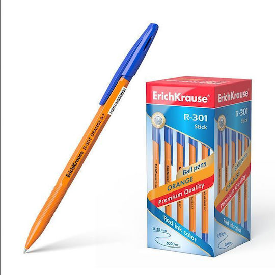 Στιλό R-301 Orange Stick 0,7mm Erich Krause Μπλε