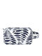 Ble Resort Collection Black and White Fabric Toiletry Bag 22x10x10 Code 5-42-304-0295
