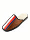 Leder Herren Hausschuhe Braun