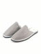 Leder Herren Hausschuhe Grau