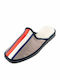 Leather Winter Men's Slippers Gray