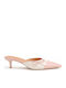 Damen Pantoletten mit Dünn Hoch Absatz in Rosa Farbe SB-C-788-26ML-Rosa