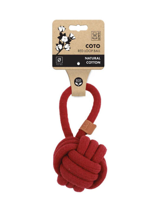 M-Pets Coto Eco Red Rope Ball 11 Cm