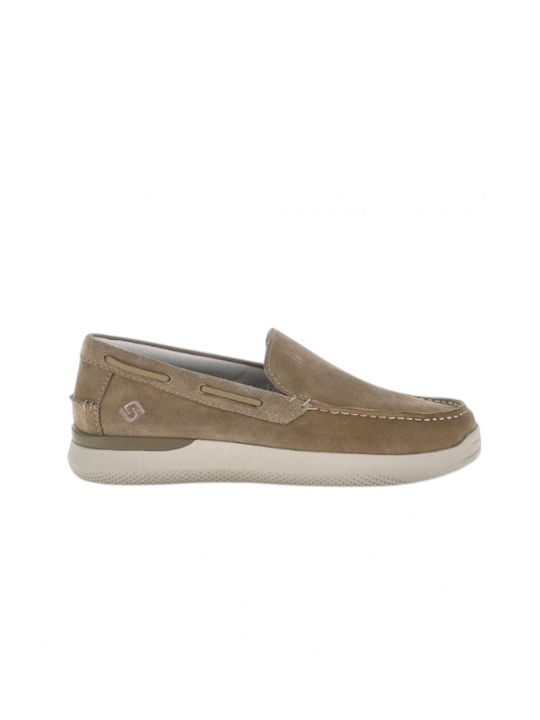 Stonefly Suede Ανδρικά Μοκασίνια σε Γκρι Χρώμα
