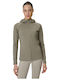 Functional Women's Sweatshirt Cardigan Khaki