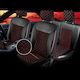 Car Seat Covers Comfort Zebra Black-Red Full Set 12 Pieces