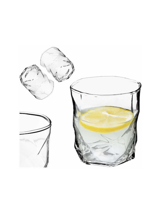 Kadax Σετ Ποτήρια Ουίσκι / Νερού από Γυαλί 330ml 2τμχ