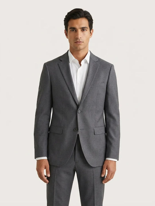 Freeman Clothing Men's Suit with Regular Fit Dark Gray Freeman Clothing Men's Suit with Regular Fit Dark Gray