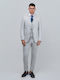 Summer Men's Groom's Gray Suit