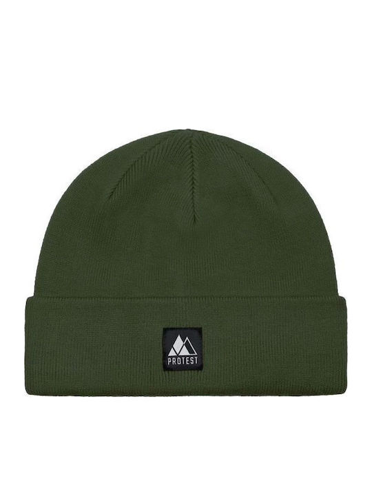 Beanie Unisex Knitted Beanie in Green Colour
