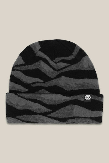 Beanie Unisex Knitted Beanie in Black Colour