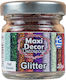 Red Glitter Σκόνη Decoupage 20ml