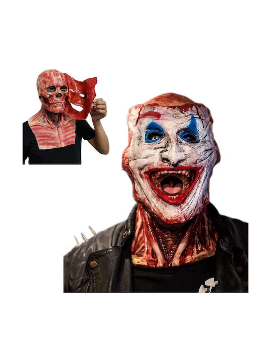Halloween Mask Scary Horror Clown Double-layer Magnetic Latex