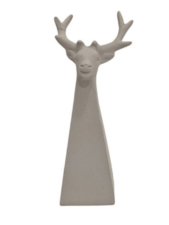 InTheBox Reindeer Christmas Decoration 10x8.5x18.5cm Aluminum White Textured