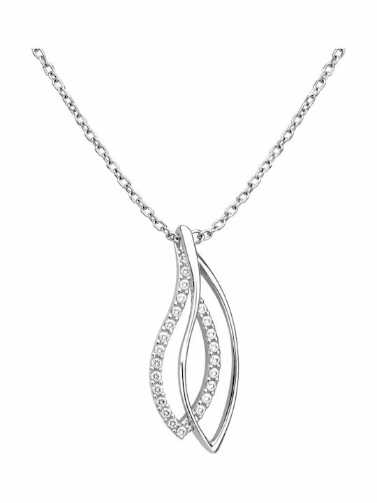 Atofio Kosmima Necklace From 14K White Gold
