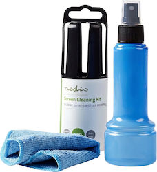 Nedis 150ml Cleaning Kit Lcd Led Screen Microfiber Cloth Blue Nedis 150ml Cleaning Kit Lcd Led Screen Microfiber Cloth Blue