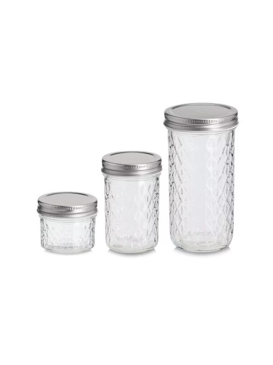 Zeller Set 3 Bucăți Vaze Utilizare Generală cu Plută Sticlă Transparentă 100ml 3 Bucăți