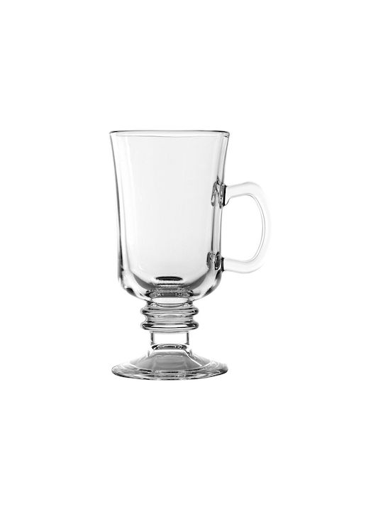 Uniglass Ποτήρι Καφέ/Freddo από Γυαλί σε Καφέ Χρώμα 250ml