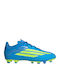 F50 Club FG/MG Kids Soccer Cleats And Shoes Molded Blue