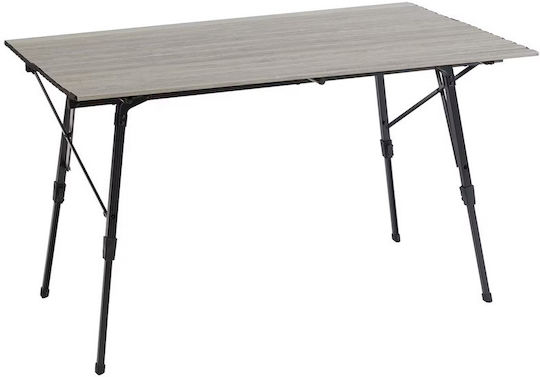 Outwell Τραπέζι Αλουμινίου για Camping Πτυσσόμενο 120x23cm Γκρι