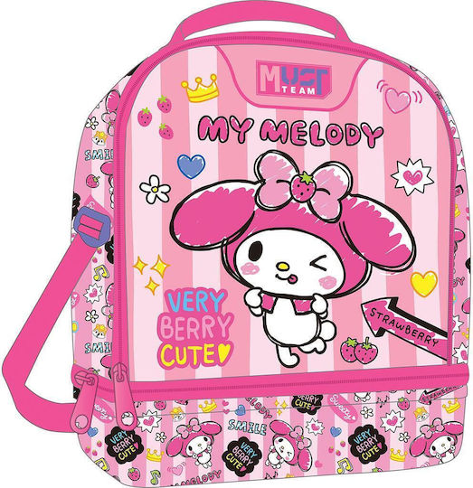 Lunch Bag 22x16x28cm Insulated My Melody Pink Bow
