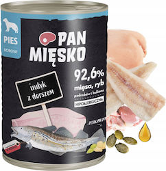 Pan Mięsko Wet Dog Food Turkey Cod Adult 400g Pan Mięsko Wet Dog Food Turkey Cod Adult 400g