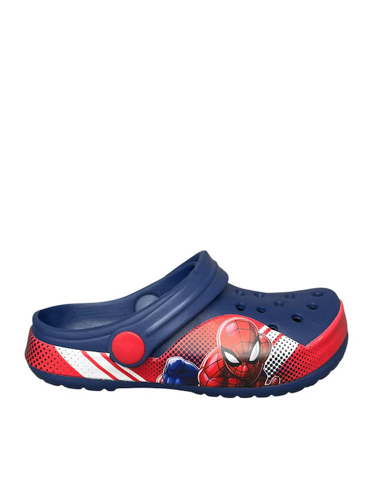 Marvel Spiderman Kids Beach Clogs Blue PA-07159-3-22
