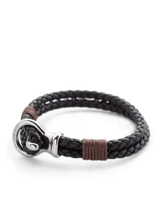 U.S. Polo Assn. Ανδρικό Βραχιόλι από Δέρμα