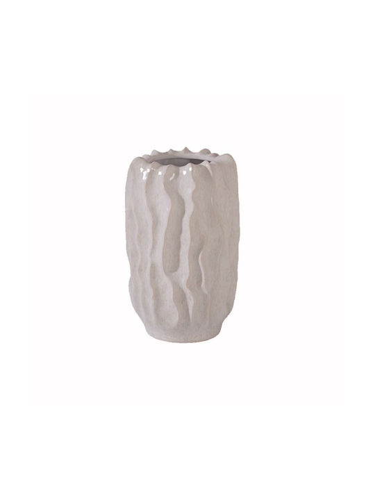 Art et Lumiere Decorative Vase Ceramic Beige
