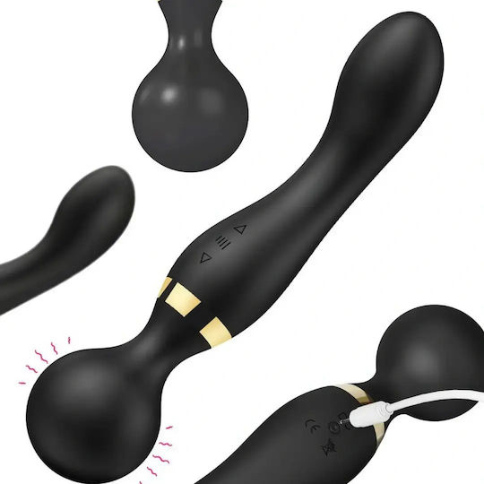 Verk Group Electric Massage Device for Head & Body with Vibration Black