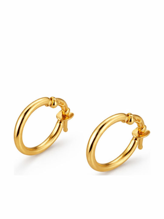 Atofio Kosmima Gold 14K Hoop Earrings