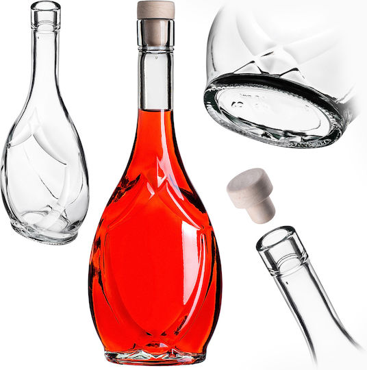 Sticlă Icona 500 Ml 0.5l Vin Lichioruri Sucuri Dop