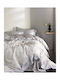 Rythmos Set Double Coverlet Ecru 235x250cm 3 Pieces