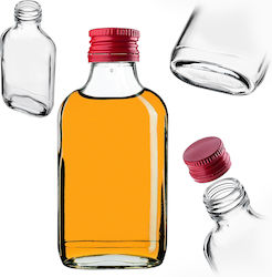 Flaschen Fläschchen 100ml Rote Kappe 10 Stücke